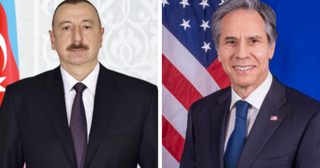 ABŞ dövlət katibi Prezident İlham Əliyevə zəng edib