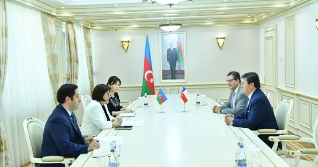 Sahibə Qafarova Çili səfiri ilə görüşüb