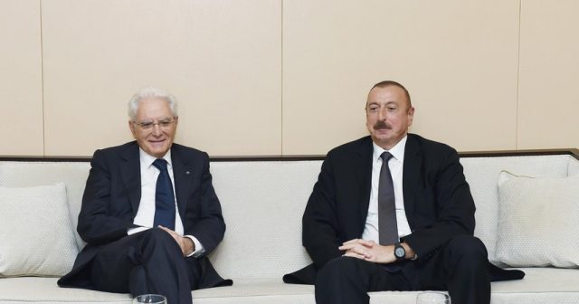 İlham Əliyev İtaliya Prezidentini təbrik edib