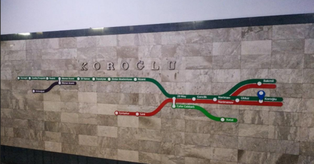 Bakı Metropoliteninin “Koroğlu” stansiyasında insident baş verib