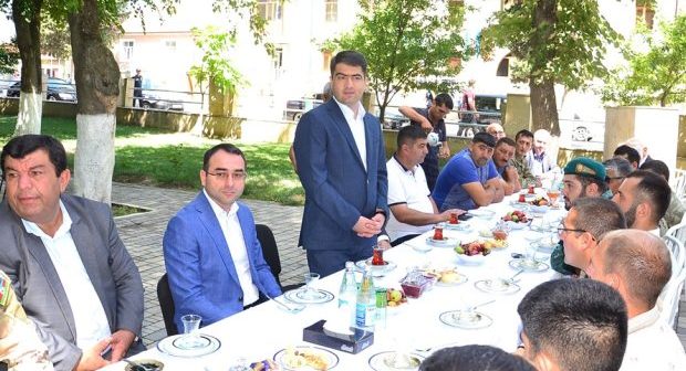 Ağstafa RİH başçısı Seymur Orucov Vətən  müharibəsi iştirakçıları, Qazilərlə görüşüb