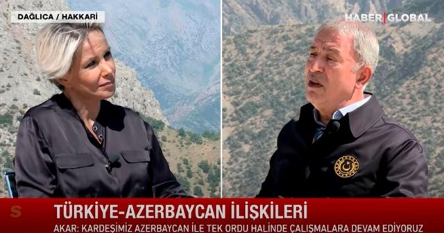 Hulusi Akar: “Türkiyə Azərbaycanla bir ordu halında fəaliyyət göstərir”