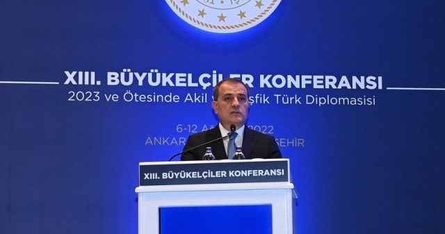 XİN Ceyhun Bayramovun 13-cü səfirlər konfransındakı çıxışı ilə bağlı məlumat yayıb