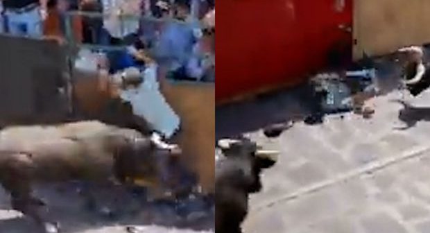 İspaniyada korrida: Öküz matadoru hamının gözü qarşısında ölümcül hala saldı – VİDEO