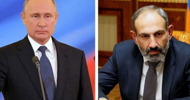 Putin və Paşinyan arasında telefon danışığı olub