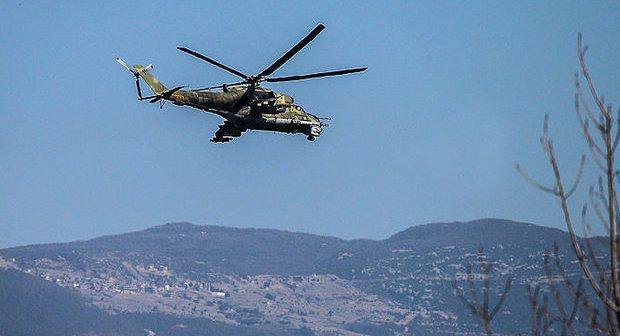 Suriyada hərbi helikopter qəzaya uğrayıb: Bütün heyət ölüb