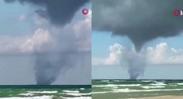 Kanadada burulğan insanları qorxutdu – VİDEO