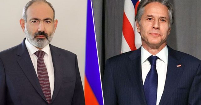 Paşinyan Blinkenlə Ermənistan-Azərbaycan sərhədindəki vəziyyəti müzakirə edib