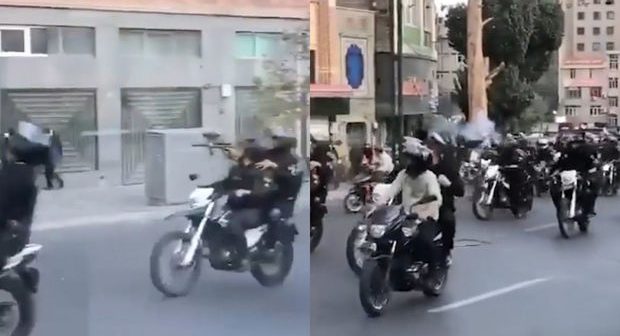 Tehranda xüsusi təyinatlılar yoldan keçən dinc sakinlərə atəş açırlar – VİDEO