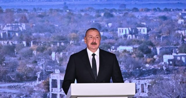 Prezident İlham Əliyev: “Ağdam işğal illəri zamanı tamamilə məhv edilib”