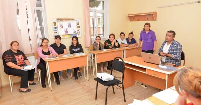 Qarapapaq kənd ümumi orta məktəbində təlim keçirilib – FOTOLAR