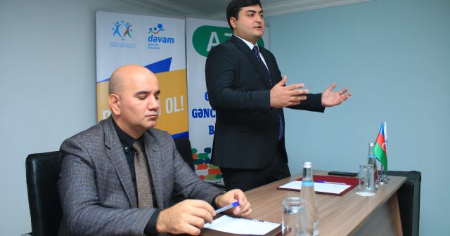 “Davam” Gəncə şəhərində gənclərlə silsilə görüşlər keçirib
