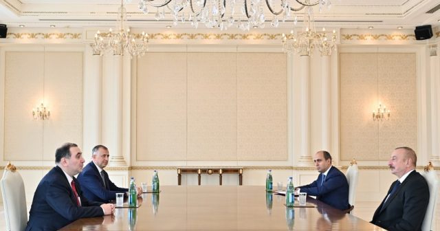 Prezident İlham Əliyev Gürcüstanın təhsil və elm nazirini qəbul edib