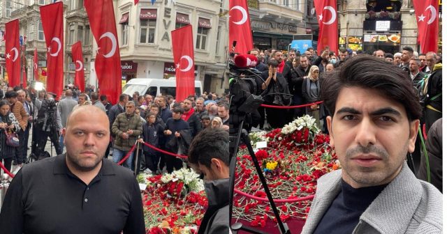 Azərbaycanlı jurnalistlər İstanbulda terror qurbanlarının xatirəsini yad ediblər-FOTO