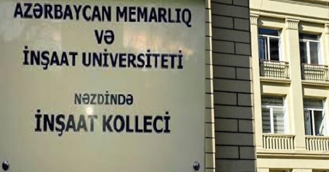 İsveçin “RECONOMY” proqramı əsasında AzMİU-nun İnşaat Kollecində xüsusi auditoriya yaradılacaq