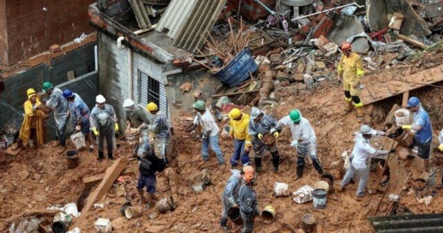 Braziliyada leysan yağışları nəticəsində ölənlərin sayı 40 nəfərə çatıb