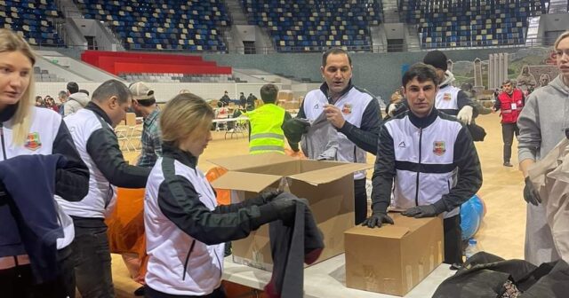 “Abşeron” qadın voleybol klubu tərəfindən zəlzələdən zərərçəkənlərə DƏSTƏK