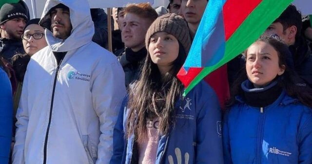 Ekofəalların Laçın-Xankəndi yolundakı aksiyasından – FOTOREPORTAJ