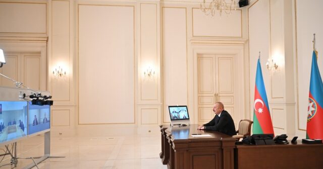 Prezident Türkiyənin milli təhsil nazirini və TBMM-in bir qrup üzvünü videokonfrans formatında qəbul edib