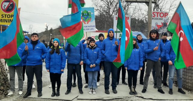Ekoaksiya 110: Xankəndi-Laçın yolunda etirazlar davam edir