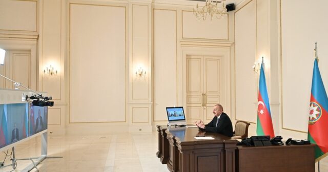 İlham Əliyev Bolqarıstan Prezidenti ilə videokonfrans formatında görüşüb