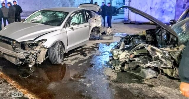 Ağdaşda yol qəzası olub – FOTO