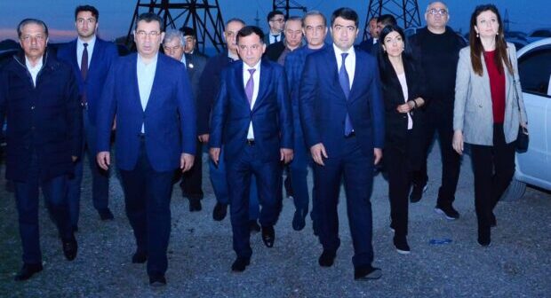 Ağstafada şəhid Elşad Həsənovun ailəsi ziyarət olunub – FOTOLAR