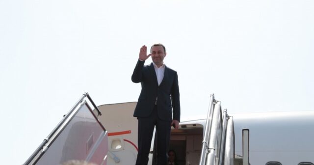 Gürcüstanın Baş nazirinin Azərbaycana səfəri başa çatıb