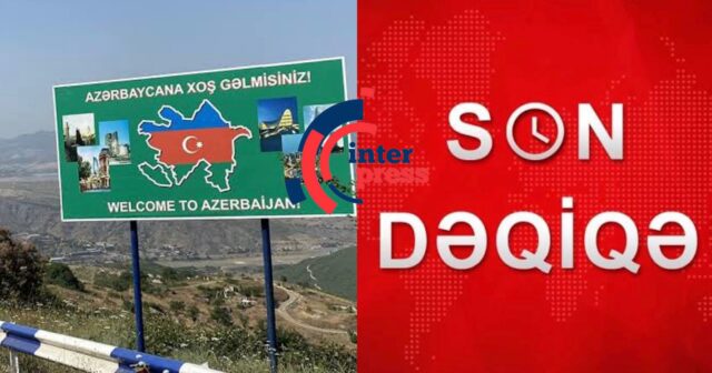 Azərbaycan Ermənistanla sərhəddə, Laçın-Xankəndi yolunun başlanğıcında sərhəd-buraxılış məntəqəsi qurub