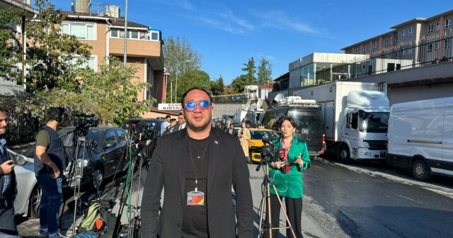 Azərbaycan mediası Ərdoğanın səs verəcəyi məntəqədədir – VİDEO