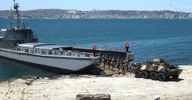 Azərbaycan Hərbi Dəniz Qüvvələri Xəzərdə taktiki təlim keçirib