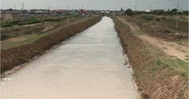 Biləsuvarda çaylarda suyun səviyyəsi kəskin artıb