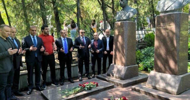 AKF rəhbərliyi Heydər Əliyevin 100 illik yubileyi ilə bağlı Gürcüstana səfər edib