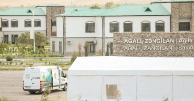 Ağalı və Talış kəndlərində heyvan kəsimi üçün çadırlar quraşdırılıb