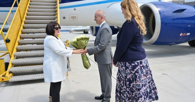 Sahibə Qafarova Avstriyada rəsmi səfərdədir