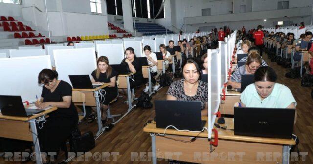 Sabahdan müəllimlərin sertifikatlaşdırma imtahanlarının test mərhələsi başlayır