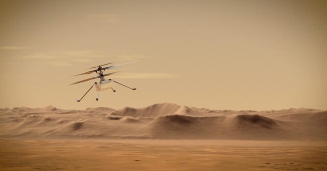 NASA-nın Mars helikopteri sükuta qərq olub