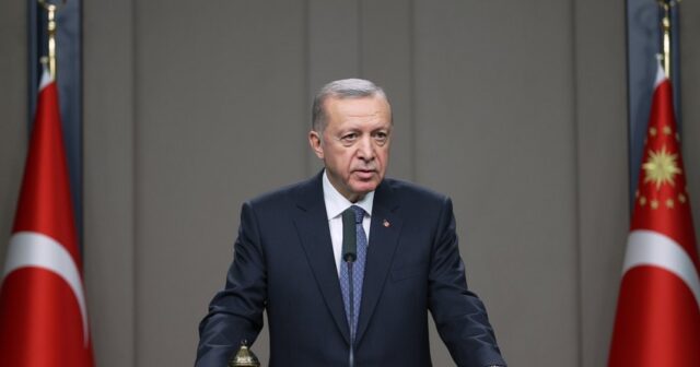 Azərbaycana dövlət səfərinə gələn Ərdoğanın rəsmi qarşılanma mərasimi olub