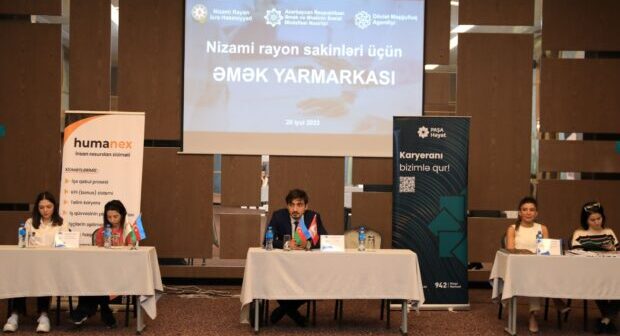 Nizami rayonunda əmək yarmarkası təşkil olunub