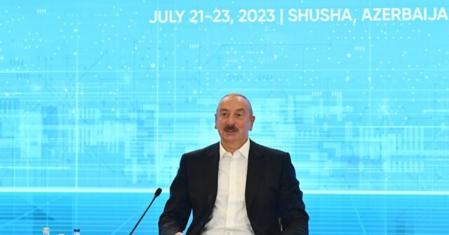 İlham Əliyev: “Ötən ilin fevralında imzalanmış Bəyannamə Rusiya-Azərbaycan münasibətlərinin yeni mərhələsidir”