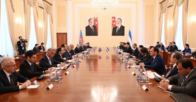 Azərbaycan və Özbəkistan Baş nazirlərinin görüşü olub