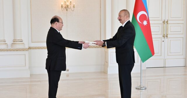 Prezident İlham Əliyev Koreya Xalq Demokratik Respublikasının yeni səfirinin etimadnaməsini qəbul edib