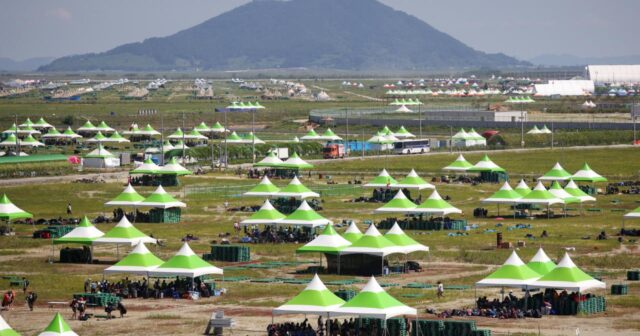 Cənubi Koreyada keçirilən Dünya Skaut Günləri tayfunla bağlı erkən başa çatır