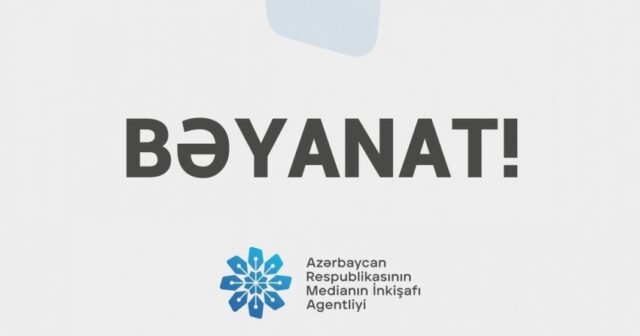 MEDİA Şuşa Qlobal Media Forumunun iştirakçılarına qarşı aparılan təhdid kampaniyası ilə bağlı bəyanat yayıb