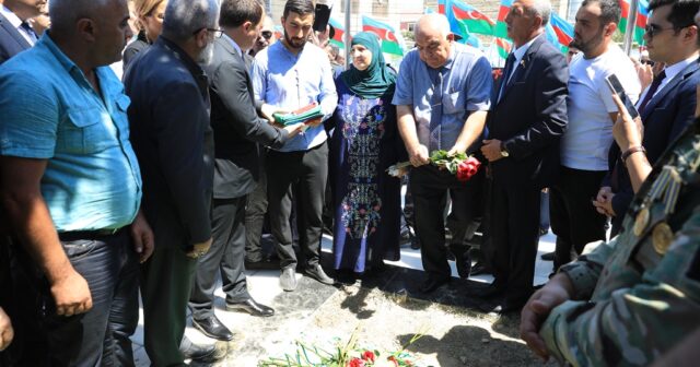 Birinci Qarabağ müharibəsində şəhid olmuş şəxsin meyitinin qalıqları Keşlə Şəhidlər Xiyabanında torpağa tapşırılıb