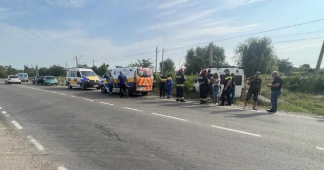 Marneulidə sürücü infarkt keçirib, mikroavtobus aşıb