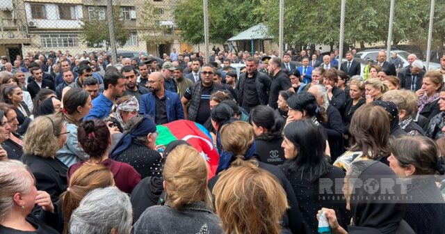 Ermənilərin törətdiyi terror aktı nəticəsində Şuşada həlak olan mülki şəxs dəfn olunub