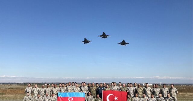 Türkiyənin F-16 təyyarələri Azərbaycana gəlib