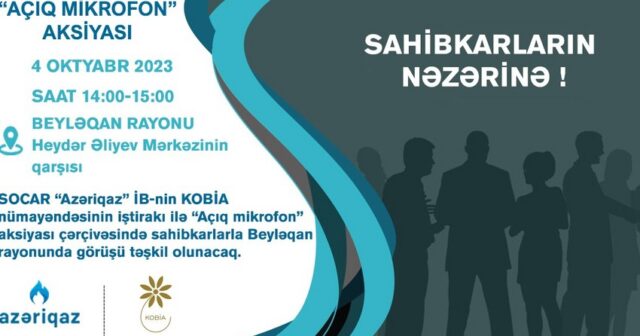 “Azəriqaz”ın sahibkarlarla növbəti görüşü Beyləqanda keçiriləcək