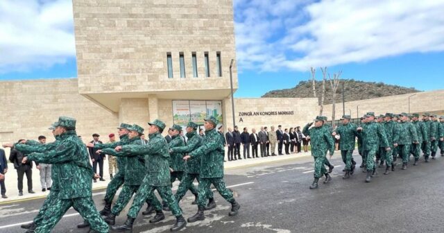 Zəngilanda hərbçilərin yürüşü keçirilib